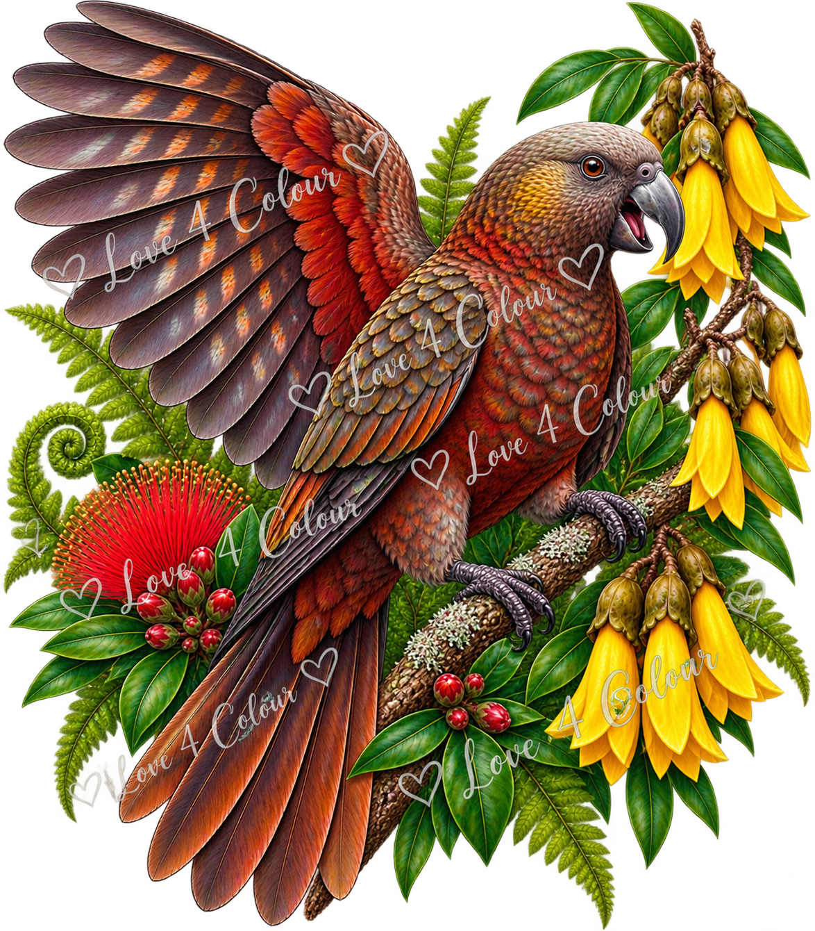 NZ Native Bird PNG Bundle – 6 Transparent Digital Designs for Cricut & Sublimation | NZ Art