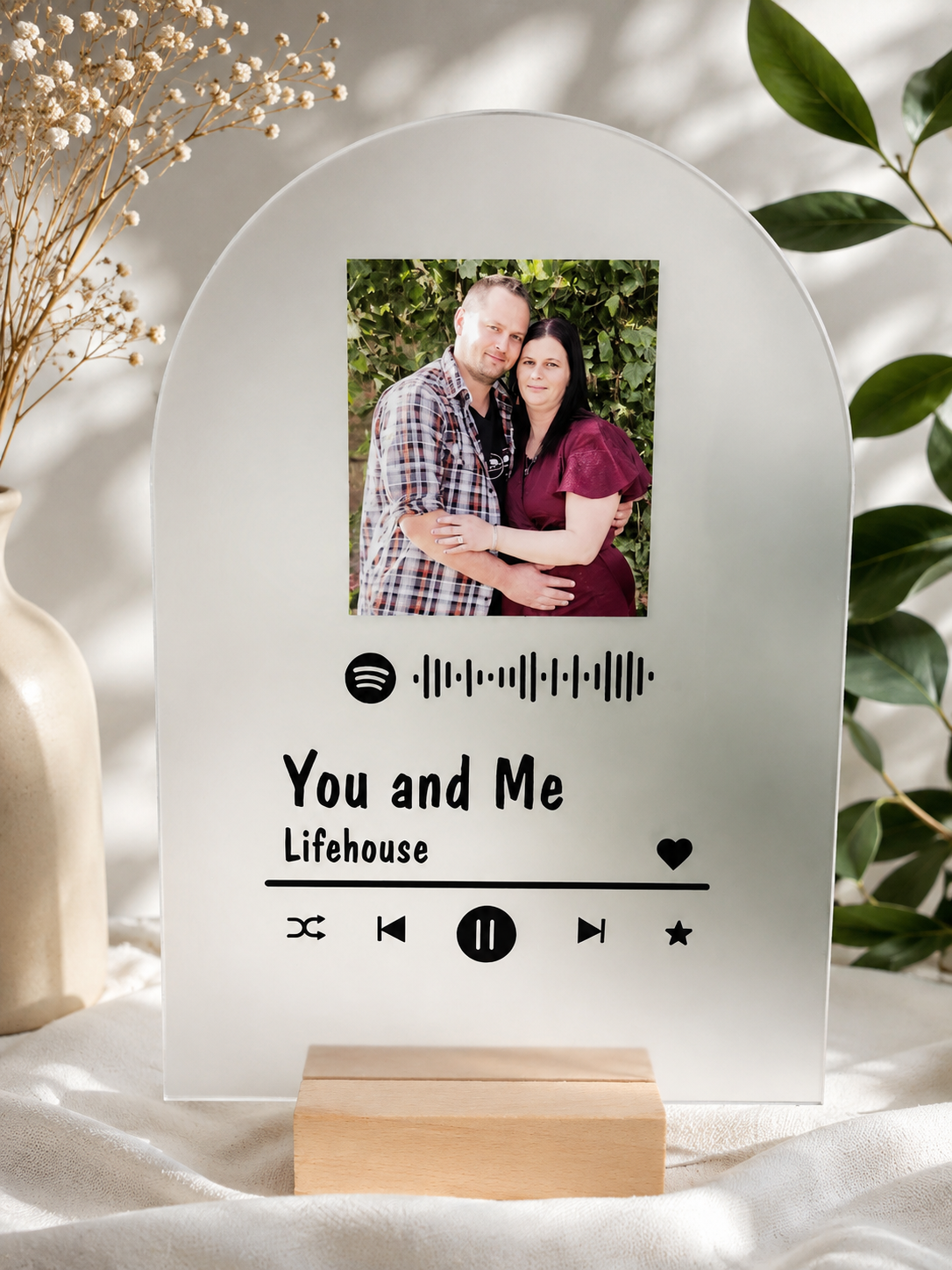 Personalised Spotify Song Plaque – Custom Photo & Song