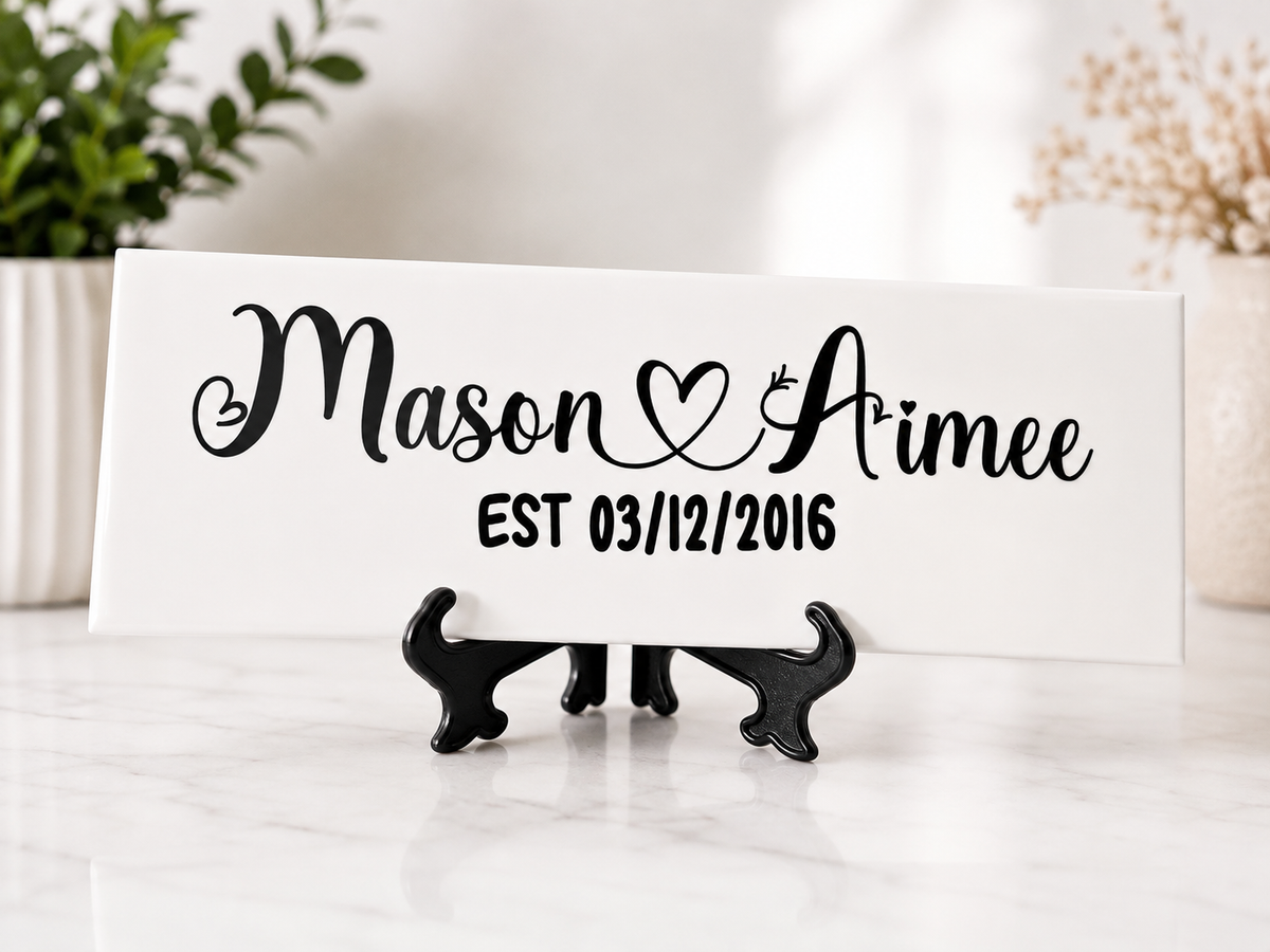 Personalised Name Tiles
