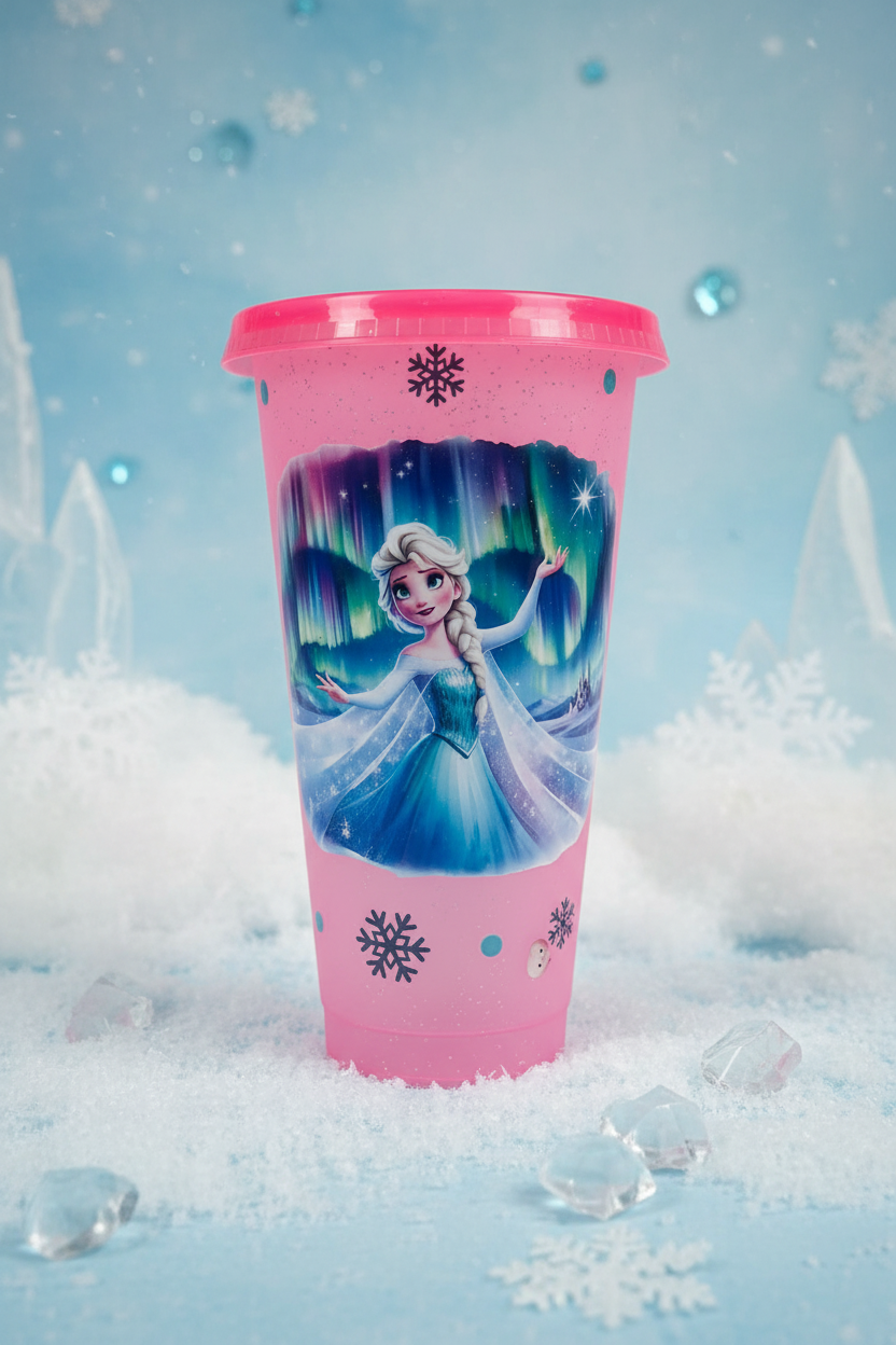 Elsa Frozen Pink Tumbler