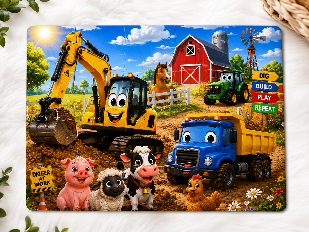 Kids 20-Piece Puzzle – Choose Your Design