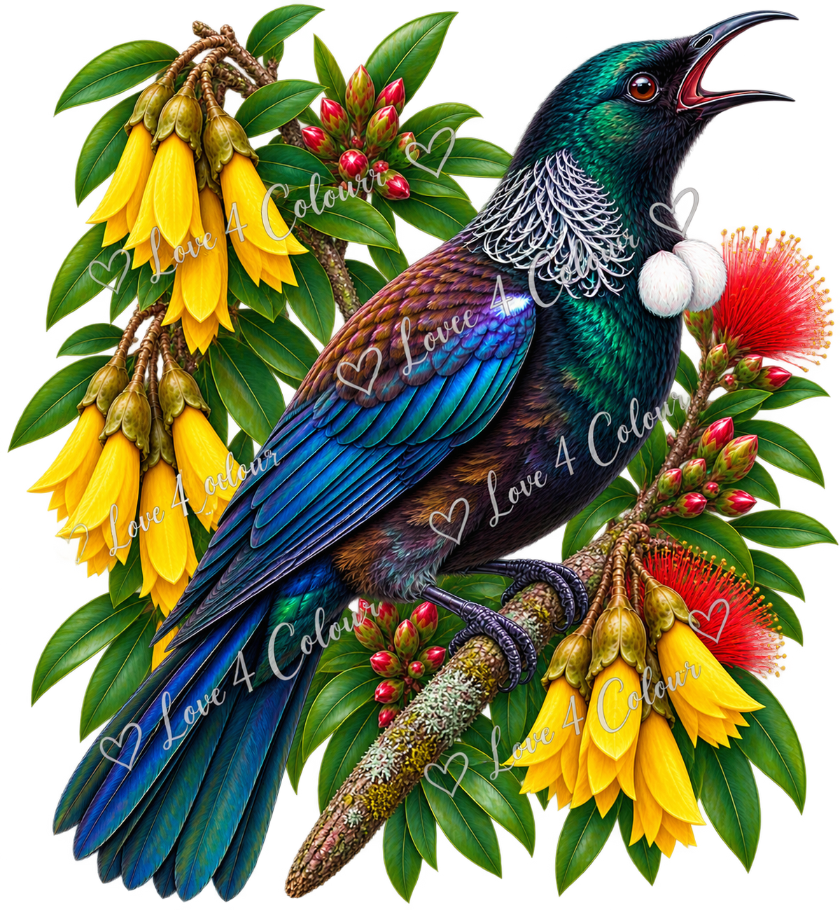 NZ Native Bird PNG Bundle – 6 Transparent Digital Designs for Cricut & Sublimation | NZ Art