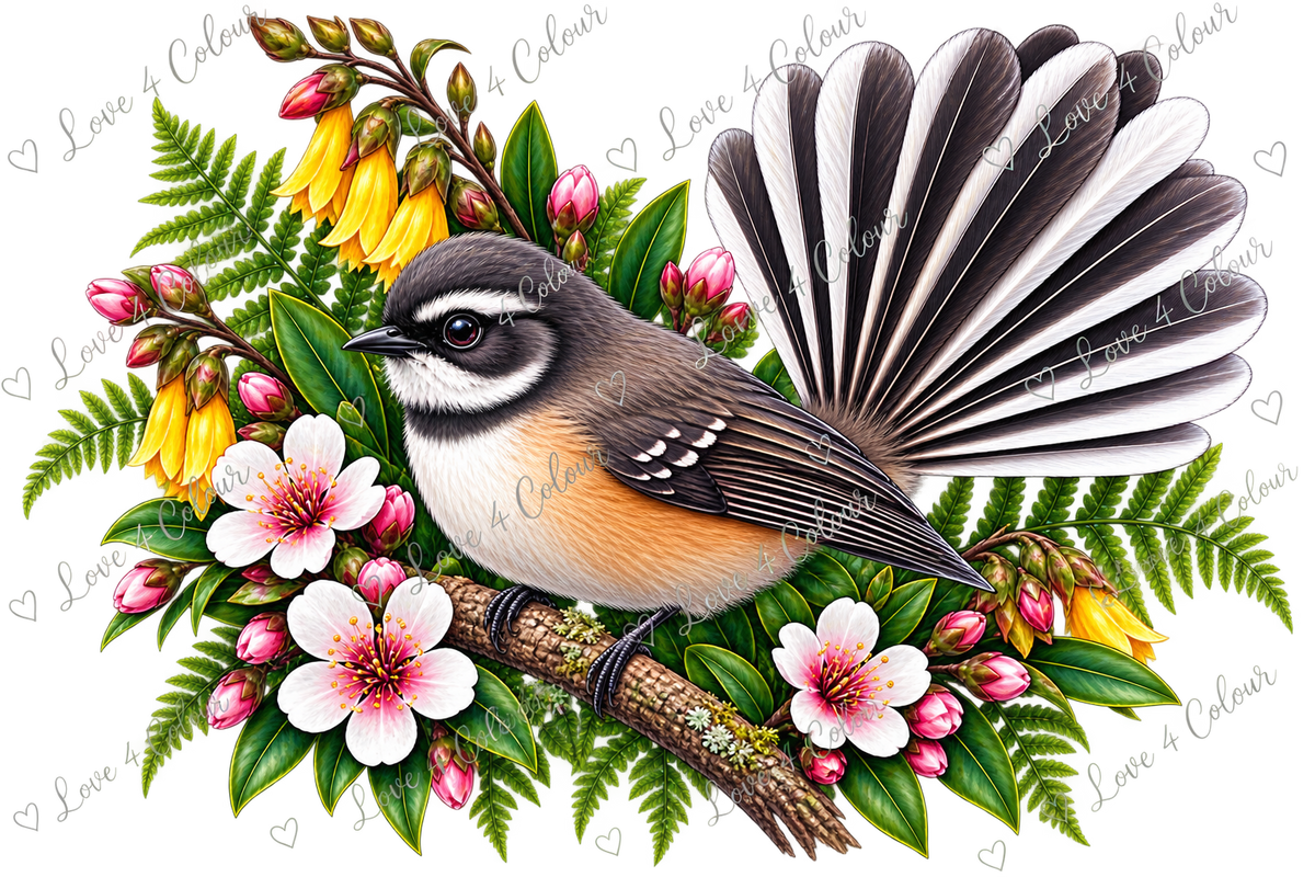 NZ Native Bird PNG Bundle – 6 Transparent Digital Designs for Cricut & Sublimation | NZ Art
