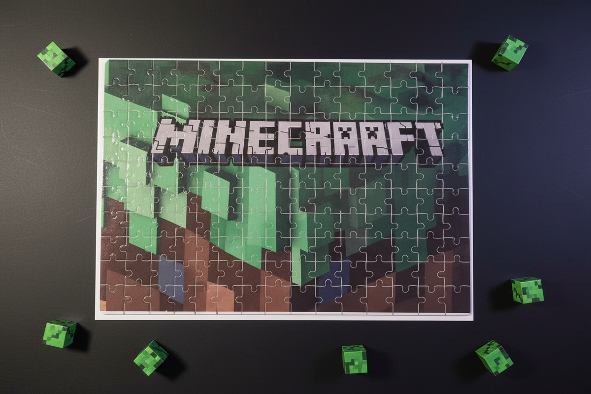 Minecraft Puzzle Landscape
