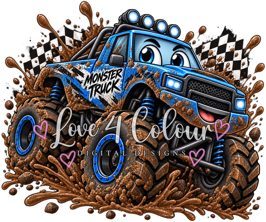 Muddy Machines PNG Bundle – 5 Kids Construction & Tractor Digital Designs for Cricut & Sublimation