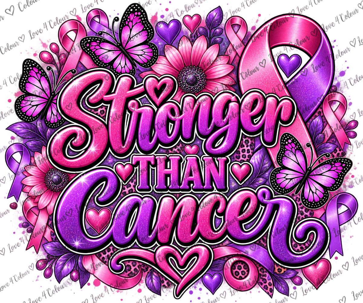 🎗❤️Cancer Awareness & Survivor PNG Bundle – 5 Digital Designs🎗❤️